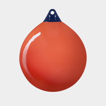 Kugel-Fender Castro A-6HD, Ø85 cm, orange - Boot