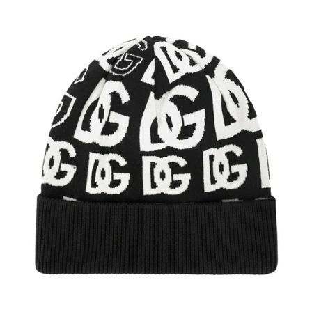 Dolce & Gabbana, Beanie Zwart, Dames, Maat:ONE Size