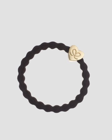 ByEloise GOLD HEART CHOCOLATE Brun Bijoux Fille - Kids Brand Store