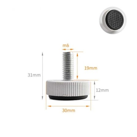 Pöytäalustan huonekalujen jalat 6 6