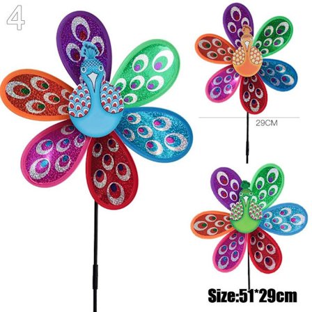 Färgglada djurväderkvarnar Layout Pinwheels Leksaker 4 4