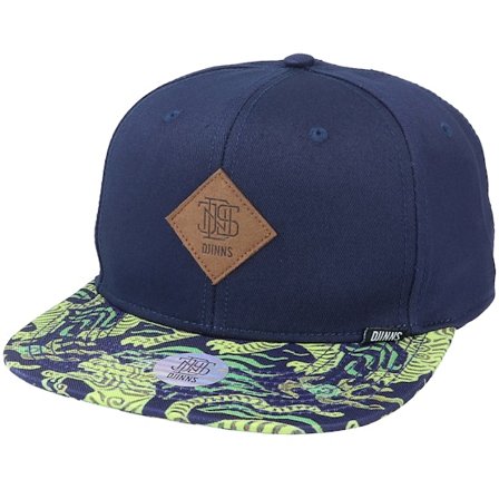 Djinns - Ble snapback Czapka Z Daszkiem - 6P Sb Cp Asian Tiger Navy Snapback @ Hatstore