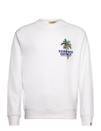 Scotch & Soda Sweat-shirt Genser Hvit Scotch & Soda*Betinget Tilbud