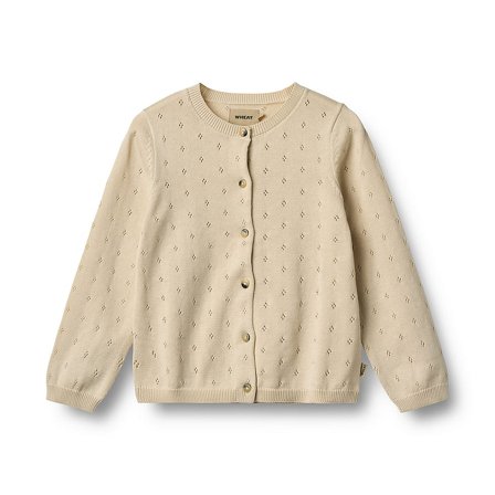 WHEAT Knit Cardigan Maia Sandshell Str 110/5 år, Tøj & Bolig, Børnetøj, Øvrigt