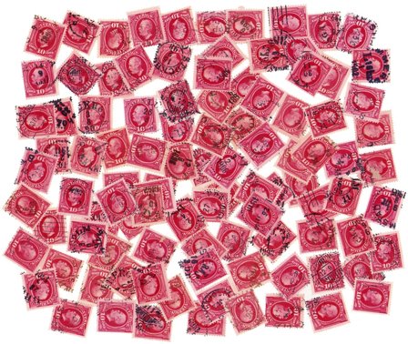 Sverige - Pose med 1000 stemplede mærker enten AFA 34 eller 42