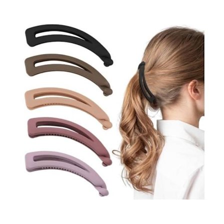 Bananaklemmer 5 stk., hårklemmer til kvinder, smarte hårspænder til kvinder, små hårnåle til kvinder, hårklemmer - sh