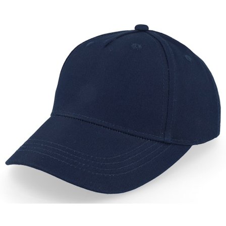 Beechfield - Blå adjustable Keps - Kids Navy Organic Cotton Adjustable @ Hatstore