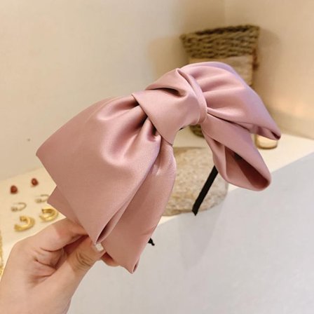 Bow Knot otsapanta Nauha Hiuspanta PINK
