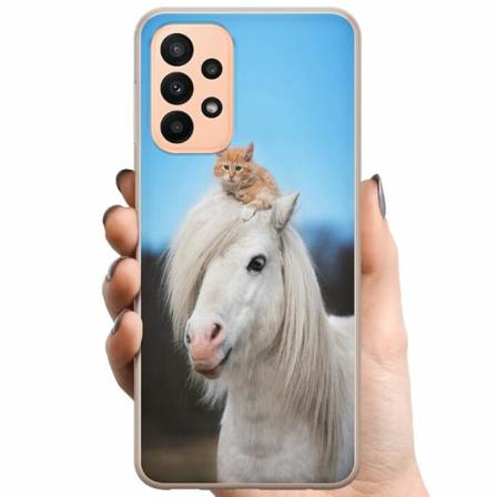Samsung Galaxy A23 5g Tpu Mobilskal Häst & Katt