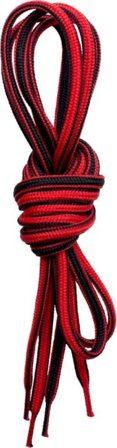 Lundhags kengännauhat, unisex, musta/punainen, 150 cm - Kengänhoito