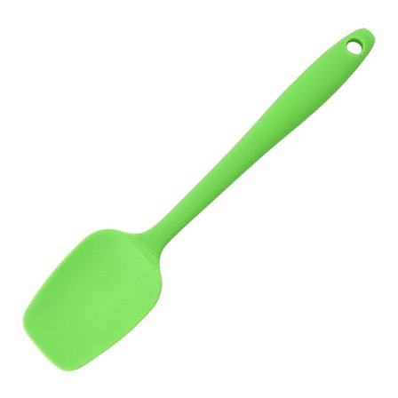 Silikone T Form Spatel Varmebestandig Komfortabelt Greb Alsidigt Køkkenredskab Grøn