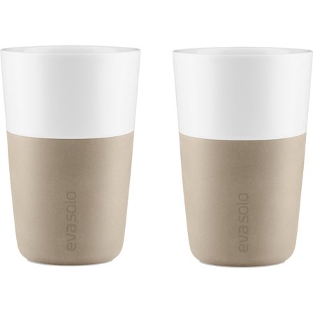 Eva solo Cafe Latte-mugg 2 st, pearl beige | Dukning & Servering > Muggar & Koppar > Kopp | Bagaren och Kocken