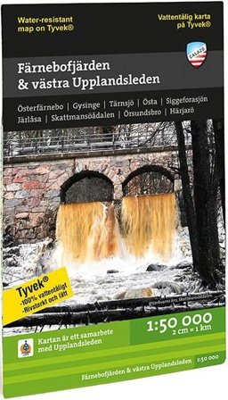 Calazo Färnebofjärden och västra Upplandsleden 1:50 000 2:a upplagan