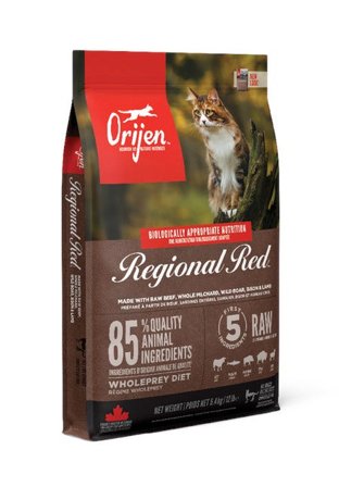 Orijen Regional Red Crocchette Manzo Angus E Cinghiale Per Gatti