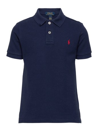 Ralph Lauren Kids The Iconic Mesh Polo Shirt - Blue - 124-131