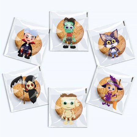 100st Halloween Godispåsar Godiskakorpåse MIX 6 STYLES MIX