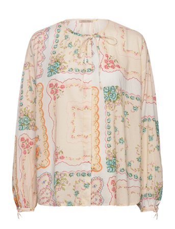 Stella Nova | Cotton Tissue Printed Blouse | 36