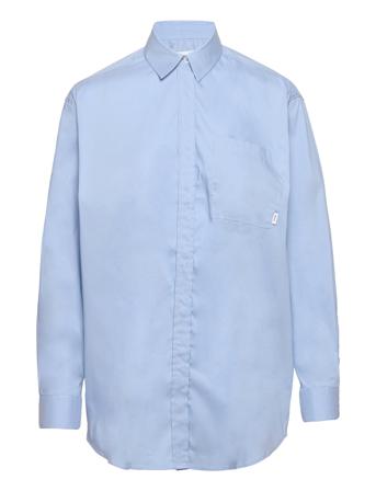 Tuuli Shirt Pitkähihainen Paita Sininen Makia