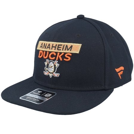 Fanatics - Negro snapback Gorra - Anaheim Ducks Authentic Pro Rink Prime Black Snapback @ Hatstore