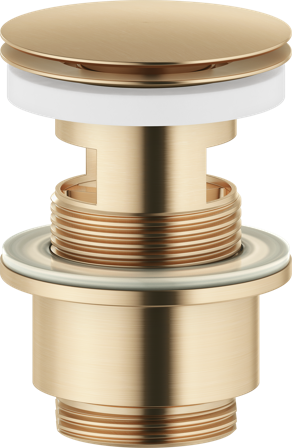 FM Mattsson S600142.62 Bottenventil borstad mässing, Badrum