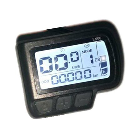 24V 36V 48V Justerbart Elektrisk Sykkelpanel LCD-Display for Elektrisk Sykkel Scooter EN06 med USB