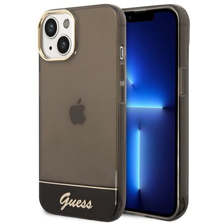 Guess GUHCP14MHGCOK iPhone 14 Plus 6,7" svart / svart hardcase Translucent