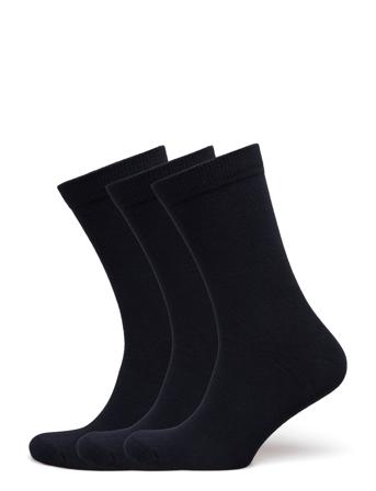 Socks 3-Pack Underwear Socks Regular Socks Marineblå Matinique*Betinget Tilbud
