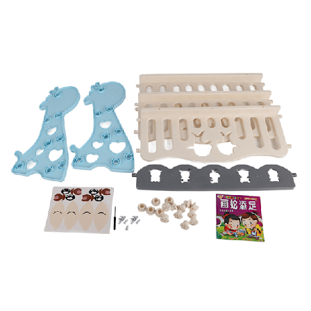 Lasten kirjahylly Piirretty muotoinen muovinen kirjanjärjestäjä Näyttö säilytysteline kotiin kouluun 3 hyllyä Sininen