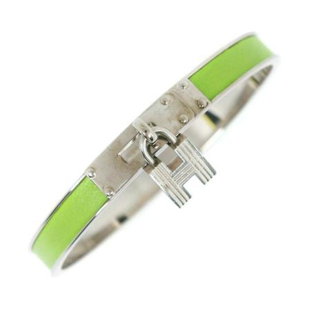 Hermès Vintage, Pre-owned Bracelet Groen, Dames, Maat:ONE Size,leer