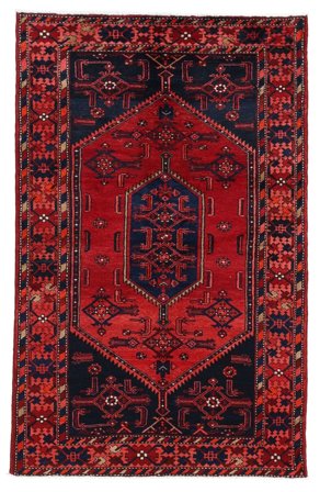 Hamadan Rug Oriental Dark Red/Black (Wool, Persia)