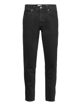 Slhslimtape-Toby 3072 Black Jeans U Slim Jeans Svart Selected Homme*Betinget Tilbud