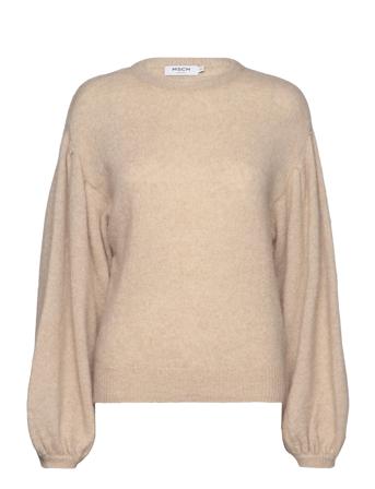 Mschlillian Hope Balloon Pullover Beige MSCH Copenhagen