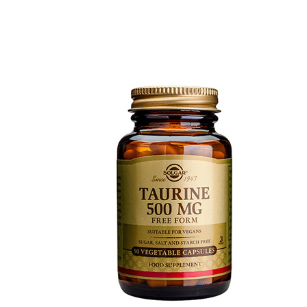 Solgar Taurine 500 mg Aminosyror 50 kapslar
