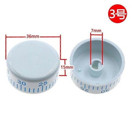 4 st Universal Kylskåp Temperaturkontrollvred Ersättning Justerbar Termostat Brytarvred för Frys Kylskåp Temperaturkontrollratt