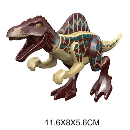 Jurassic Dino World byggeklodser: Velociraptor, T-Rex, Triceratops og Indominus Rex Legetøj
