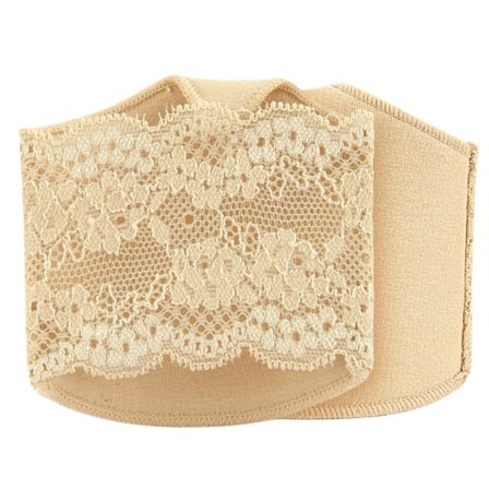 Usynlig forfodspude med skridsikker tåseparator Beige