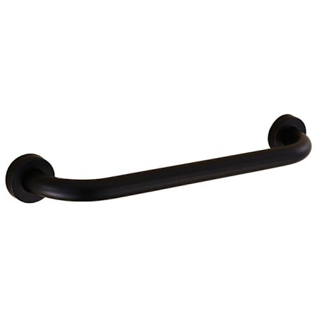 Toalett Greppstång, Rostfritt Stål Badkarshandtag, Väggmonterad Handduksställning, Badrum Badkarshandtag, Svart (50cm)