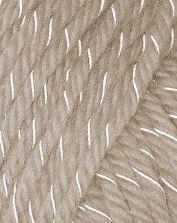 Garn Ulrika reflex Beigemelert - Svarta Fåret