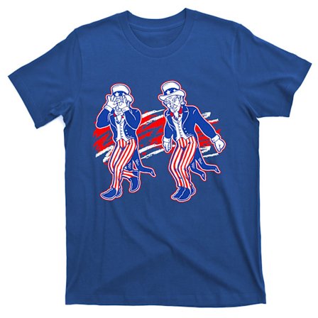 Uncle Sam Griddy Dance 4 juli USA Oberoendetsdag T-shirt