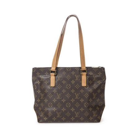 Louis Vuitton Vintage, Pre-owned Cabas Piano Monogram Tote Bag Bruin, Dames, Maat:ONE Size,Canvas