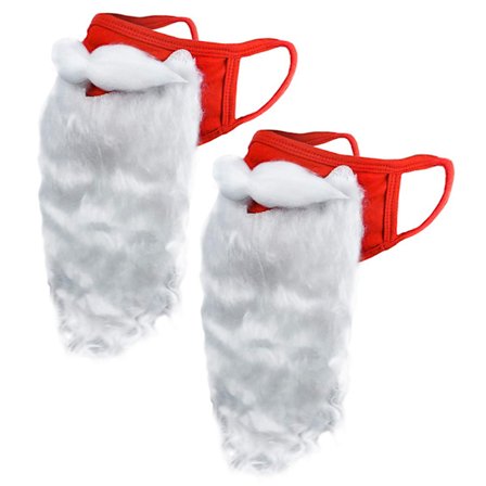 2st Ny jultomte rolig skäggmask Holiday Party Dress Up Rekvisita