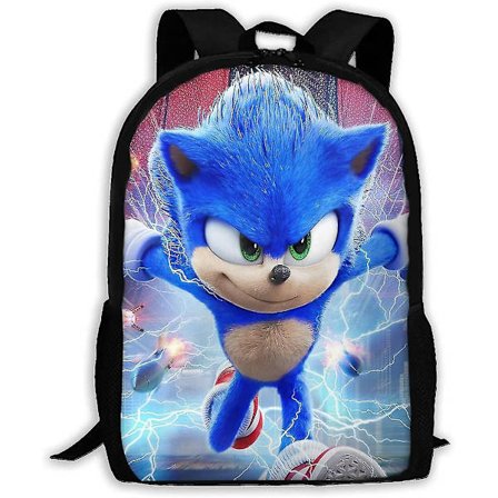 Teen Backpack Travel Bag Laptop Backpack Cartoon Bag, Laptop Bag(sonic-1)