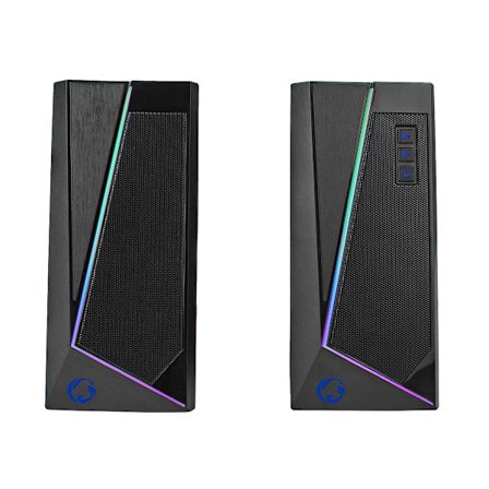 2x Datorhögtalare, Gaming - RGB