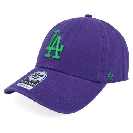 47 Brand - Púrpura Gorra - Los Angeles Dodgers MLB Clean Up Cap Purple Dad Cap @ Hatstore