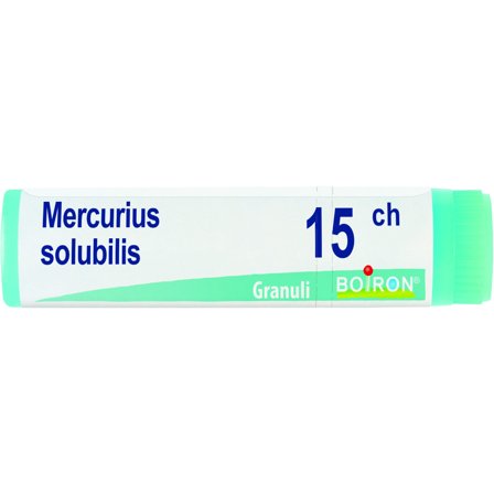 Boiron Mercurius Solubilis Globuli 15Ch Dose 1g