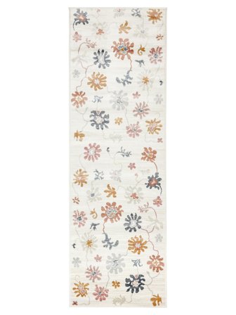 Lavable Tapis D’intérieur/Extérieur Blush Flower Multicolore (Pastel) De Couloir Petit Oeko-Tex