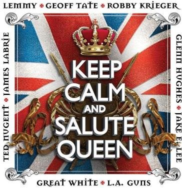 Keep calm and salute queen AA.VV. Artisti Vari