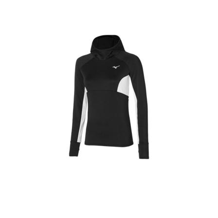 Sweatshirts Mizuno Warmalite Hooded Ls Svarta 168 - 173 Cm/m