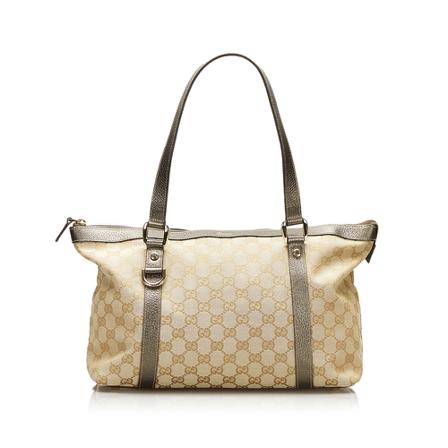 Gucci Vintage, Pre-owned Tote Bag Bruin, Dames, Maat:ONE Size