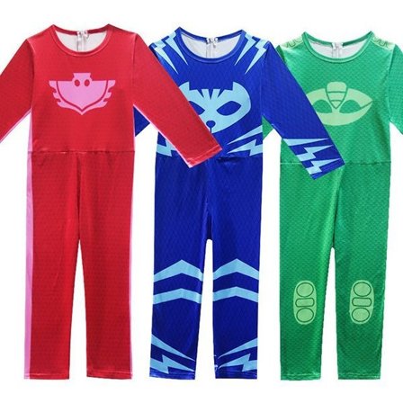 {xjxj}PJ Masks / Pyjamashjältarna - Overall + Ögonmask - Perfekt